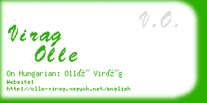 virag olle business card